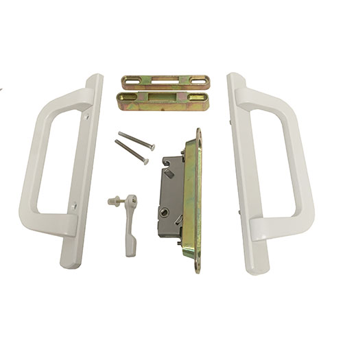 Sliding Glass Patio Door Handle Kit With Mortise Lock And Keeper