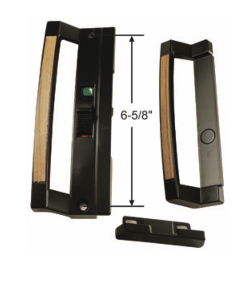 NORANDEX 6 5/8” Screw Spacing SDH1251 Sliding Glass Door Handle