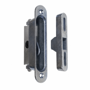 45 Degree Mortise Lock with Face Plate & Keeper - SDL-1322 - Sliding Glass Door Mortise Lock
