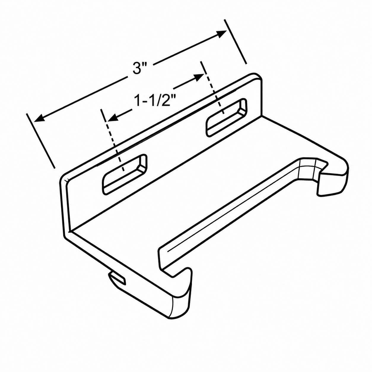 Sliding Patio Door Keeper - YALE OGRON - SDK-1508 - Sliding Glass Door Keepers