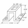 Patio Door Raised Keeper - AMESBURY TRUTH - SDK-1507 - Sliding Glass Door Keepers