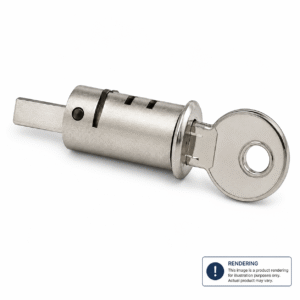 Key Cylinder Lock for 1-9/16” Doors - SDL-1303 - Sliding Glass Door Key Cylinders