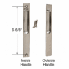 Flush Mount Dummy Patio Door Handle – 6 ⅝" Screw Spacing – SDH-1212 – Sliding Glass Door Handle