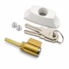 Key Cylinder & Housing for Sliding Glass Door - SDL-1308 - Sliding Glass Door Key Cylinders