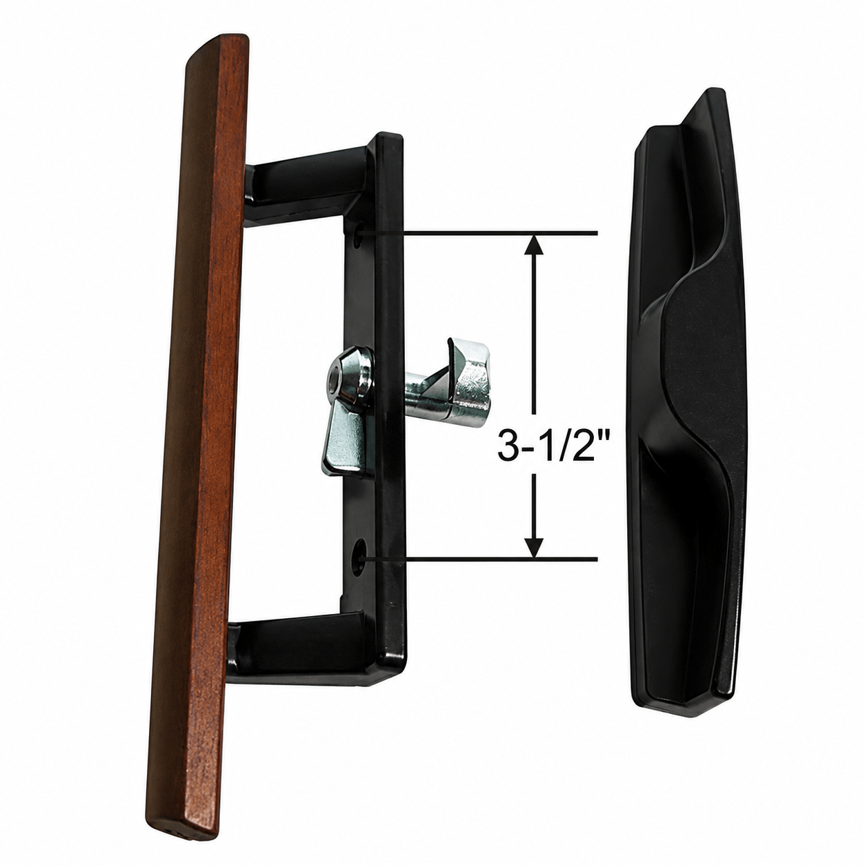 ACORN Patio Door Handle Assembly – 3 ½" Screw Spacing – SDH-1241 – Sliding Glass Door Handle