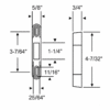 PGT Sliding Glass Door Keeper - SDK-1510 - Sliding Glass Door Keepers