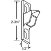 Narrow Chrome Plated Keeper - SDK-1521 - Sliding Glass Door Keepers
